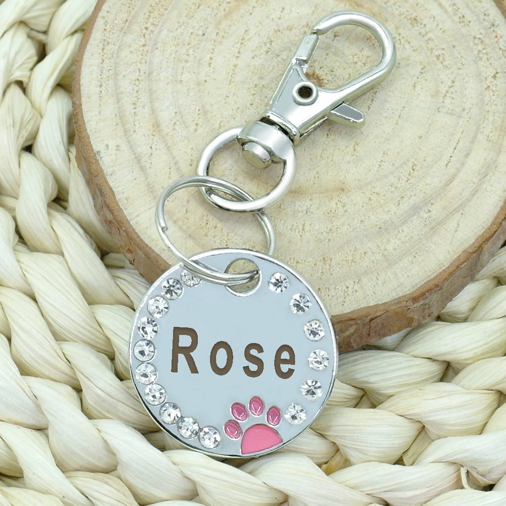 Pet Crystal Frame Customized ID Tag  My Pet World Store