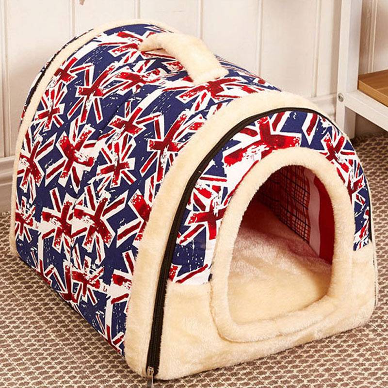 Pet’s Collapsible Design Printed Warm Bed  My Pet World Store