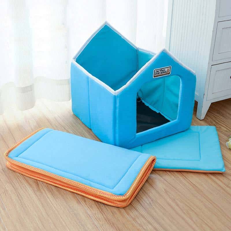Folding Pet House with Soft Mat