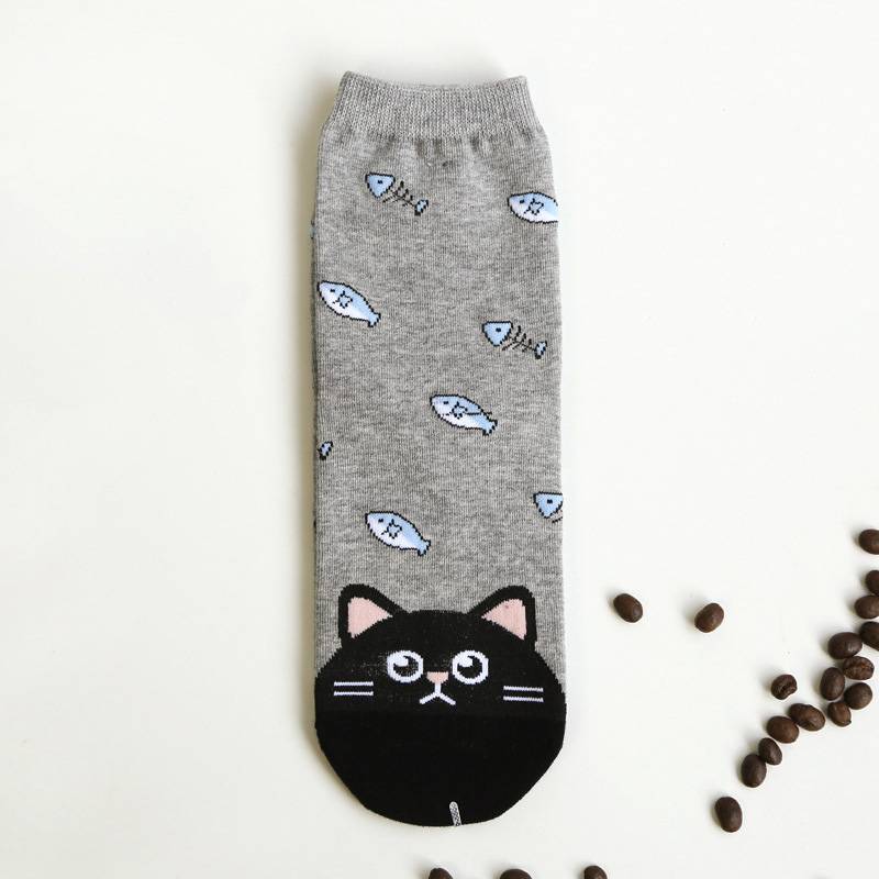 Women’s Cute Cat Printed Socks  My Pet World Store