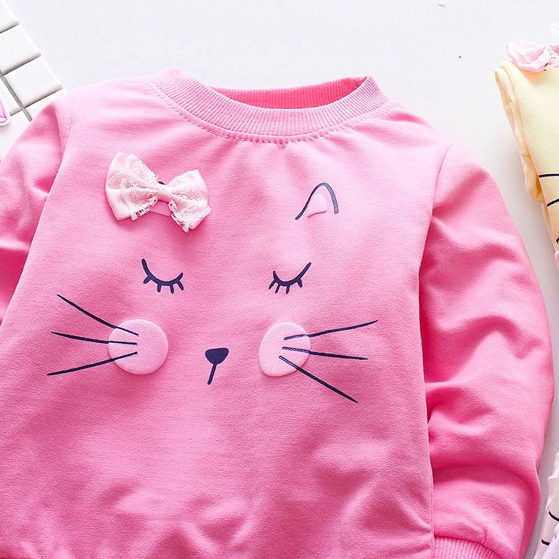 Baby’s Cat Printed Sweatshirt  My Pet World Store