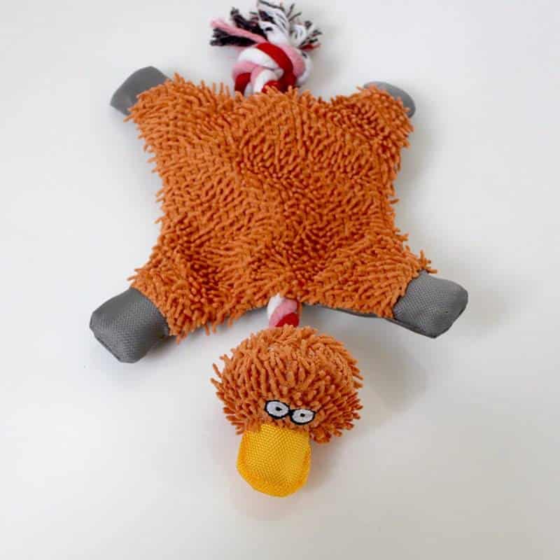 Funny Fluffy Duck Plush Dog’s Toy  My Pet World Store