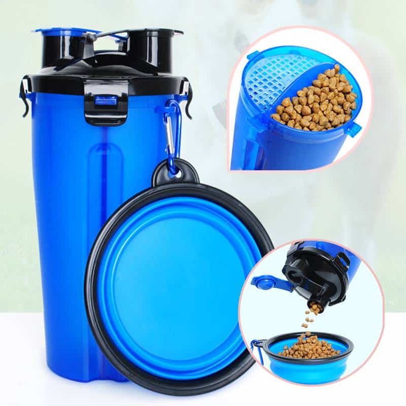 Portable Dogs Cats Feeder for Travel