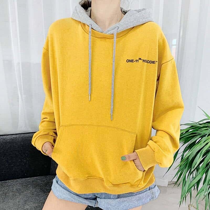 Warm Soild Color Owner and Pet Matching Hoodies Set