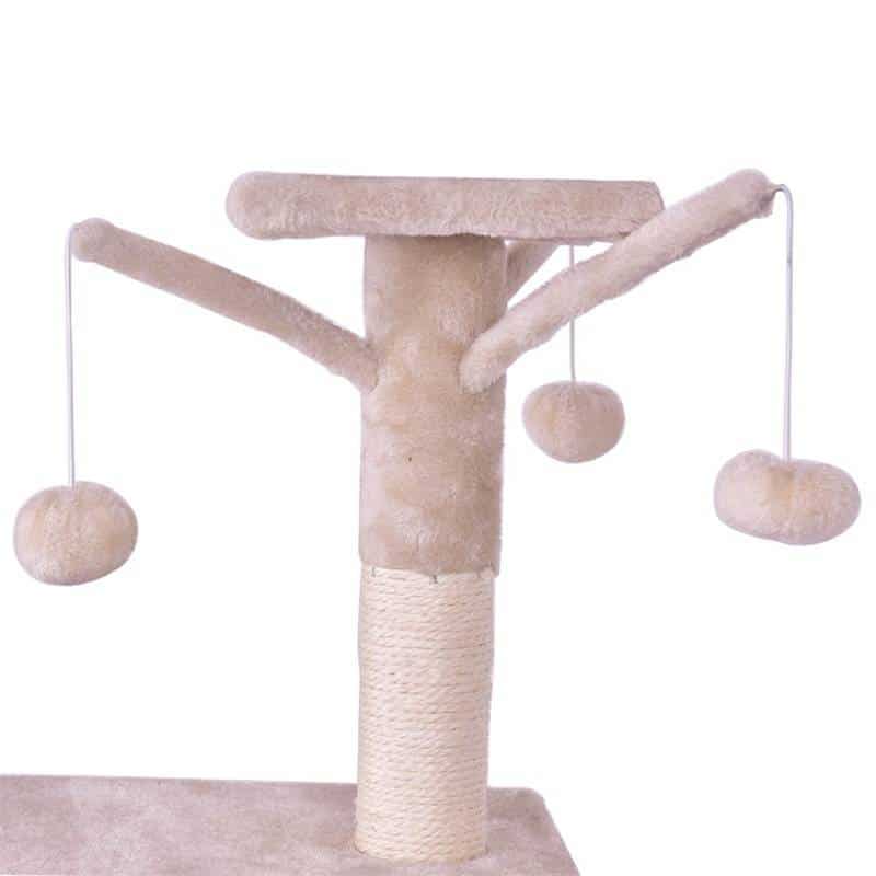 56" Condo Scratching Cats Play Tree Kitten House