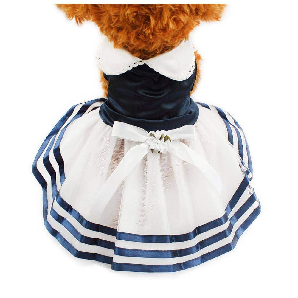Tutu Lace Sailor Dog Dress