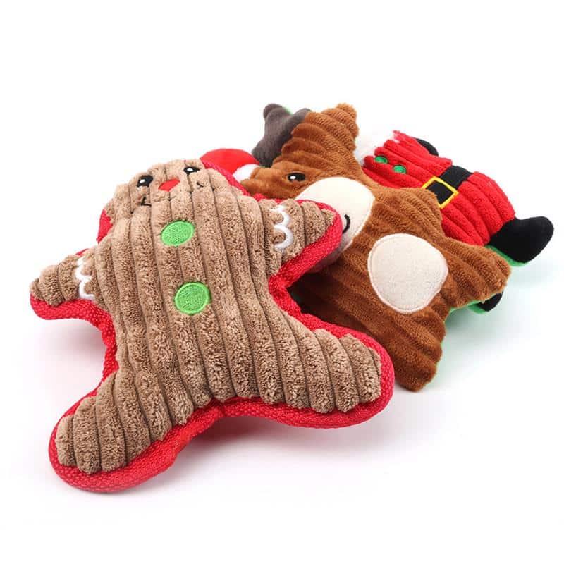 Christmas Santa Claus Dog Chew Squeaker Toys