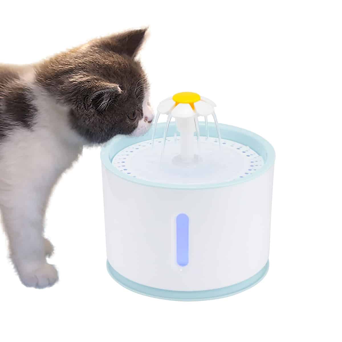 2.4L Automatic Pet Cat Water Fountain with LED